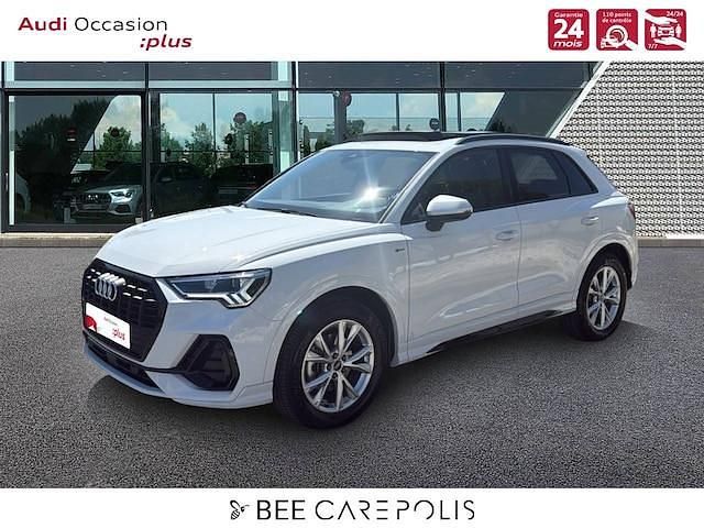 Blanc glacier métallisé Utilisé 2024 Audi Q3 S-Line SUV | 43 890 € (Prix assez cher) - Image 1/4