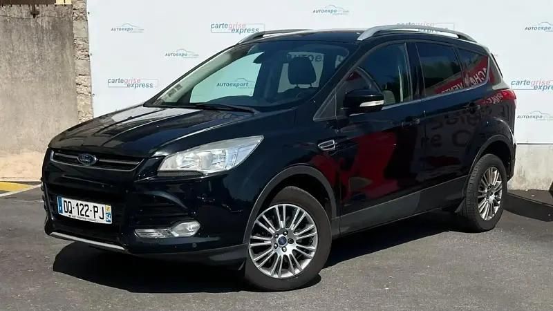 Noir Utilisé 2015 Ford Kuga Titanium SUV | 9 500 € - Image 1/4