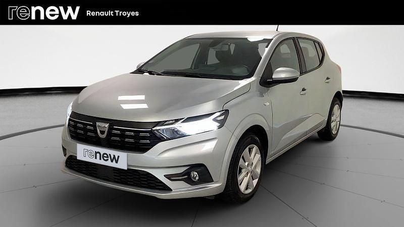 Gris Utilisé 2022 Dacia Sandero Comfort Citadine | 12 499 € (Bon prix) - Image 1/4