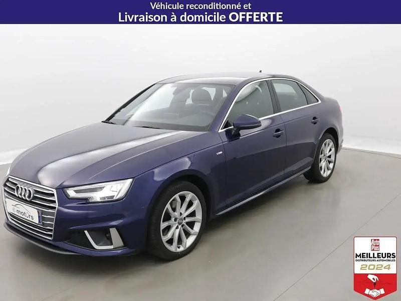 Bleu Utilisé 2019 Audi A4 Berline | 22 900 € (Prix juste) - Image 1/4
