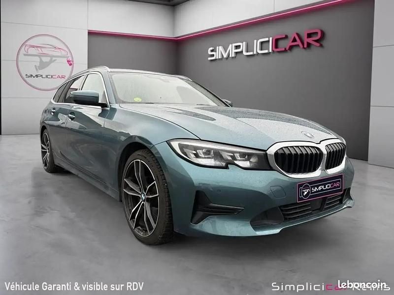 Bleu Occasion 2021 BMW 318 Break | 22 480 € - Image 1/4