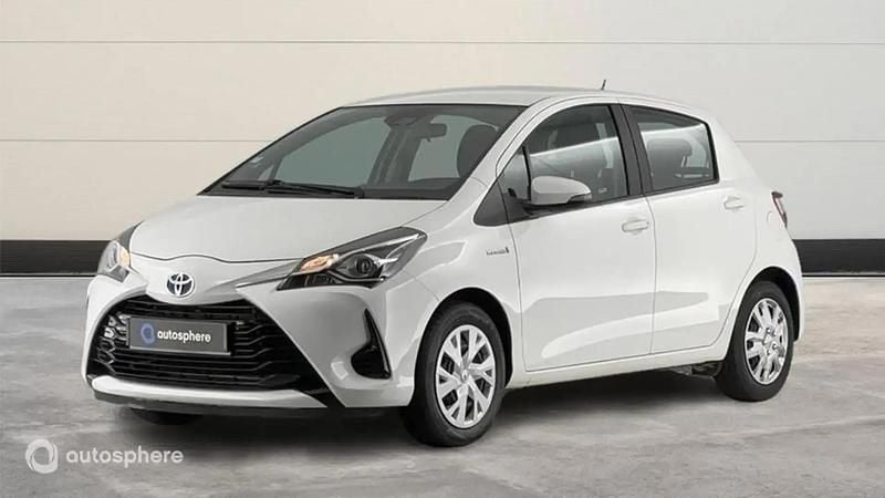 Blanc Utilisé 2018 Toyota Yaris Hybrid Berline | 13 999 € (Prix juste) - Image 1/4