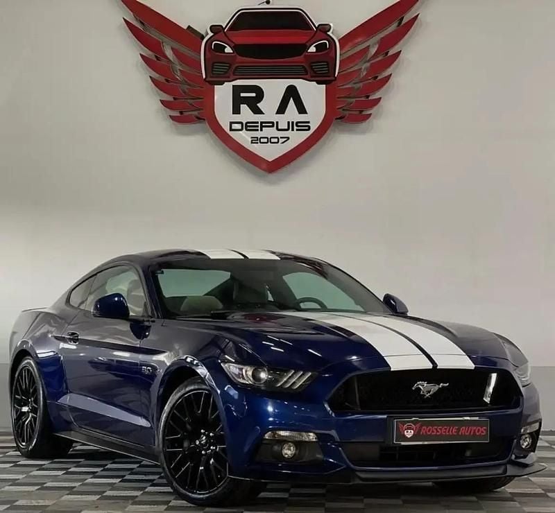 Occasion Ford Mustang GT Fastback 421 ch (309 kW) 2016 Bleu Coupé
