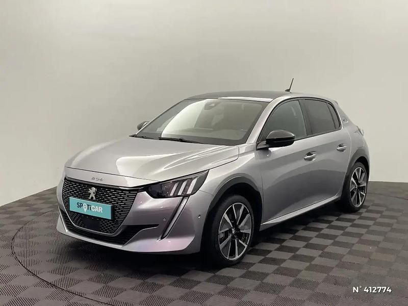 Gris Occasion 2022 Peugeot e-208 GT Citadine | 19 980 € (Prix juste) - Image 1/4