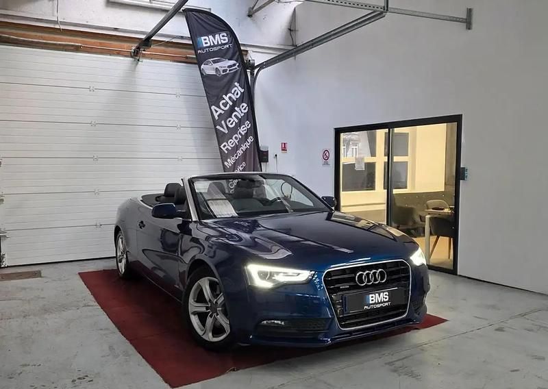 Bleu Occasion 2012 Audi A5 Cabriolet Ambition Cabriolet | 15 990 € (Super prix) - Image 1/4
