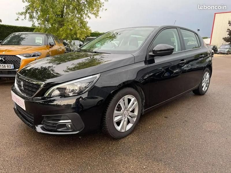 Noir Utilisé 2020 Peugeot 308 Active Berline | 11 990 € (Super prix) - Image 1/4