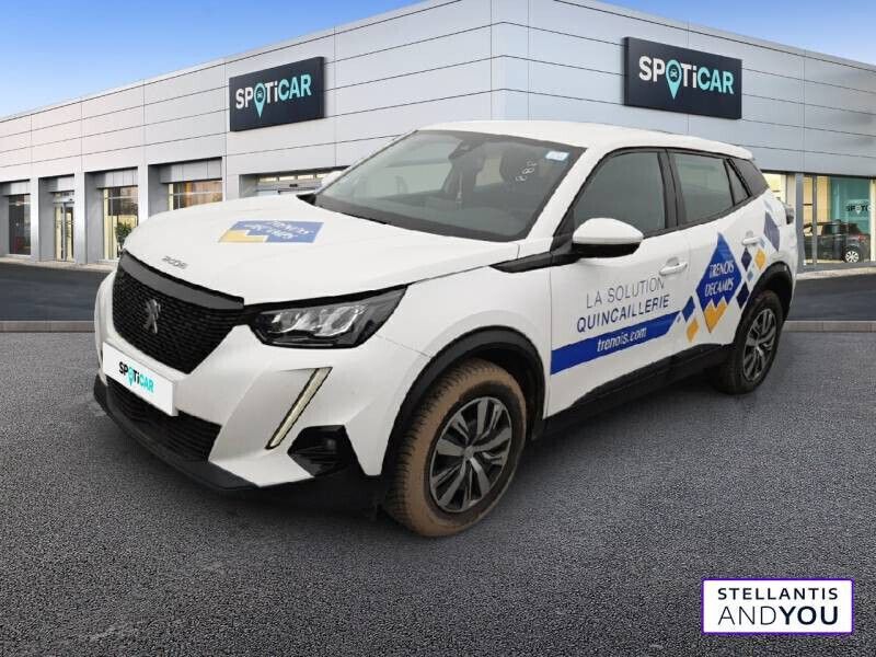 Blanc Utilisé 2021 Peugeot 2008 Business-Line SUV | 12 390 € (Bon prix) - Image 1/4