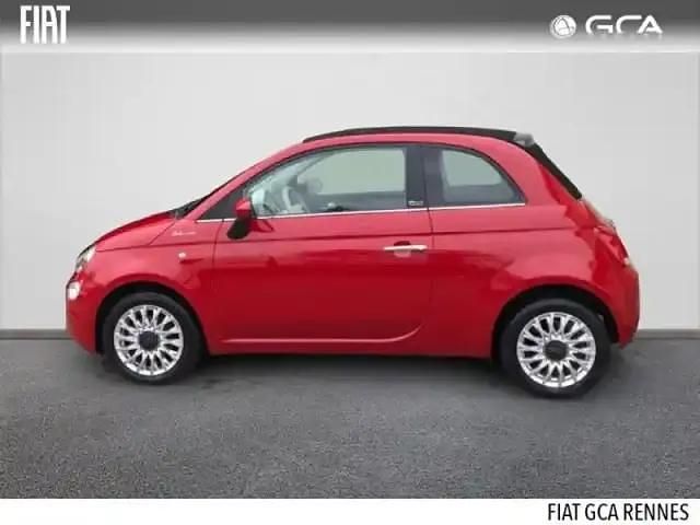 Occasion Fiat 500C Dolcevita 2022 Pasodoble red pastel Cabriolet