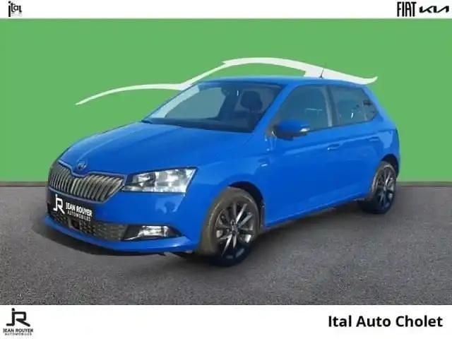 Bleu fonce Occasion 2019 Skoda Fabia Berline | 12 990 € (Bon prix) - Image 1/4