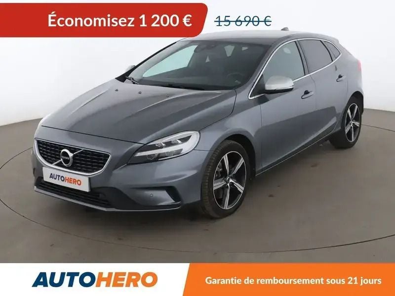 Gris Utilisé 2018 Volvo V40 R-Design Break | 14 090 € (Bon prix) - Image 1/2