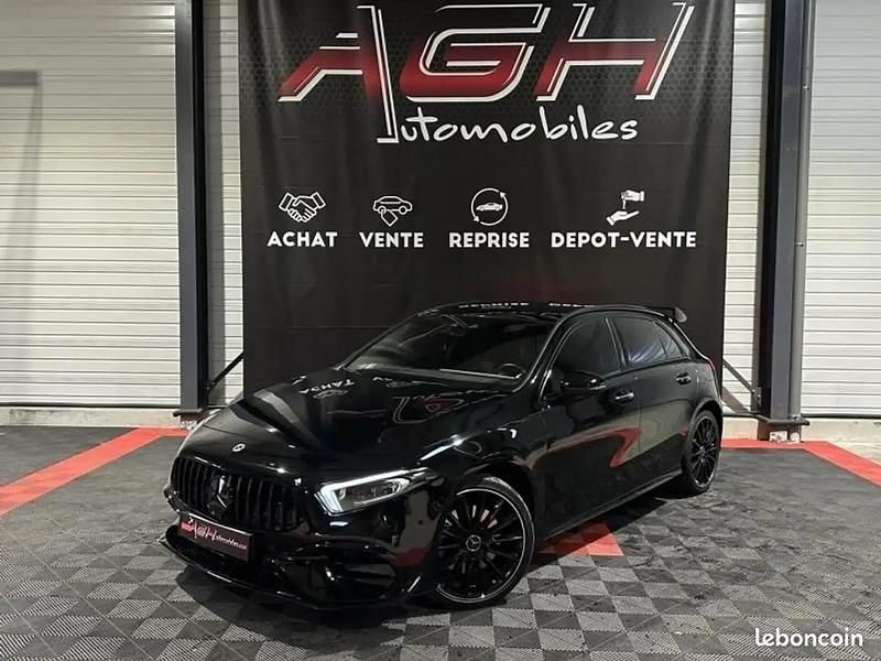 Noir Utilisé 2022 Mercedes A250 AMG line Berline | 29 990 € (Prix assez cher) - Image 1/4