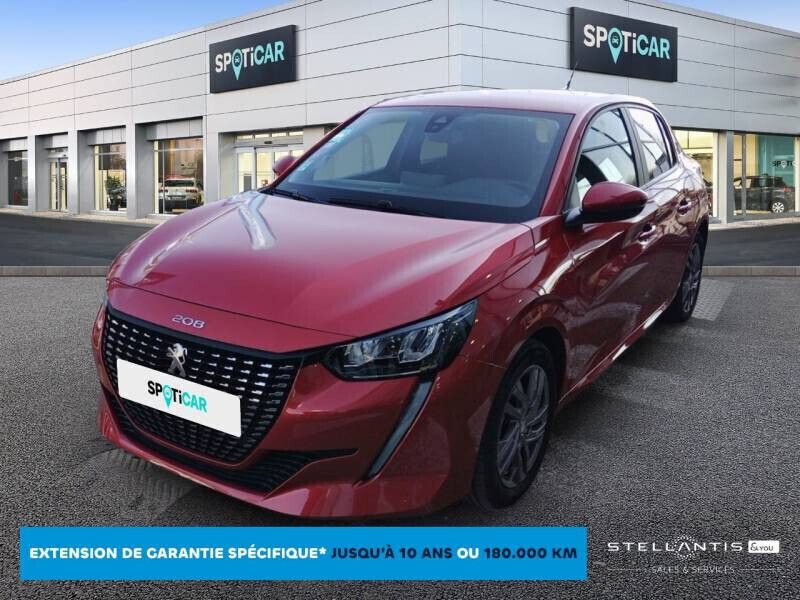 Rouge Utilisé 2021 Peugeot 208 Style Citadine | 12 990 € (Prix juste) - Image 1/4