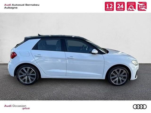 Occasion Audi A1 Sportback Advanced Plus 110 ch (80 kW) 2021 Blanc glacier métallisé Citadine