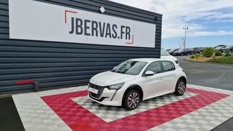 Blanc Utilisé 2020 Peugeot e-208 Business-Line Citadine | 12 290 € (Prix juste) - Image 1/4
