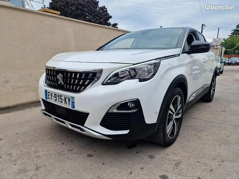 Blanc Utilisé 2018 Peugeot 3008 Allure Monospace | 11 950 € (Prix juste) - Image 1/4