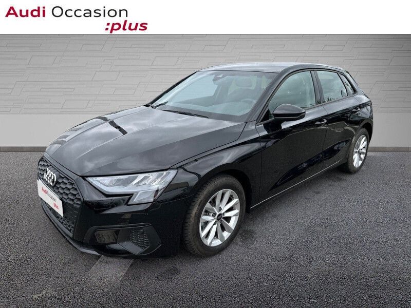 Noir Utilisé 2024 Audi A3 Sportback Berline | 25 990 € (Super prix) - Image 1/4