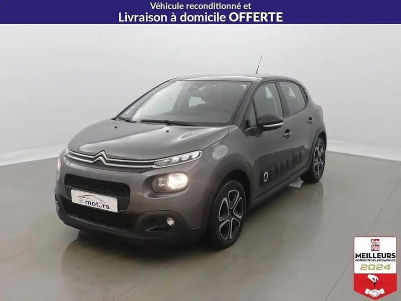 Gris Occasion 2020 Citroën C3 PureTech Citadine | 10 900 € (Prix juste) - Image 1/4