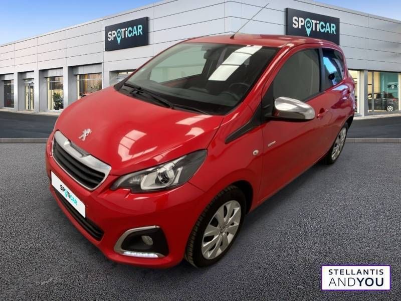 Rouge Utilisé 2019 Peugeot 108 Style Citadine | 8 990 € (Prix juste) - Image 1/3