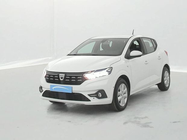 Blanc Utilisé 2022 Dacia Sandero Comfort Citadine | 13 290 € (Bon prix) - Image 1/4