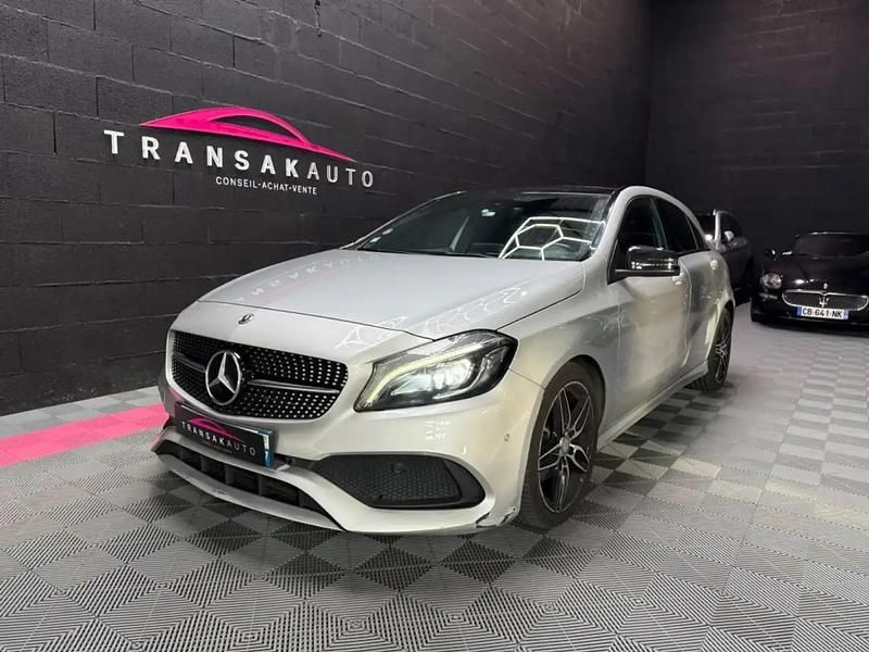 Gris Occasion 2016 Mercedes A180 AMG Berline | 15 990 € (Prix juste) - Image 1/4