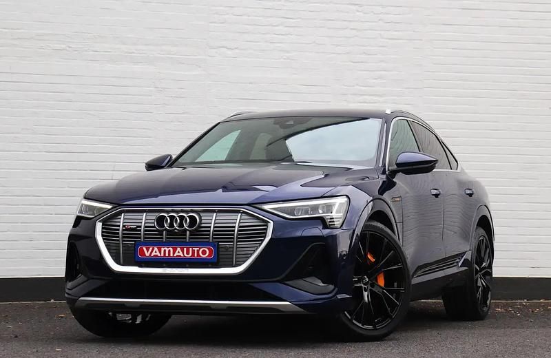 Bleu Occasion 2022 Audi e-tron Sportback S-Line SUV | 39 950 € (Super prix) - Image 1/4