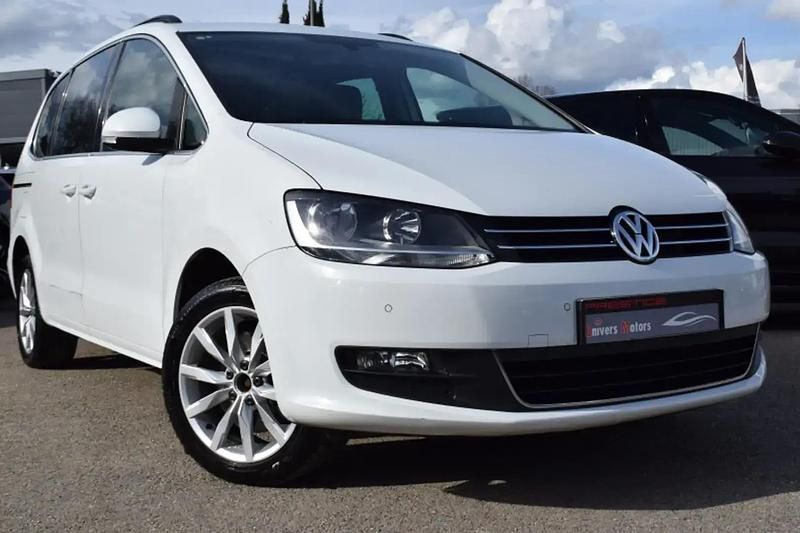 Blanc Utilisé 2014 VW Sharan Monospace | 8 400 € - Image 1/4