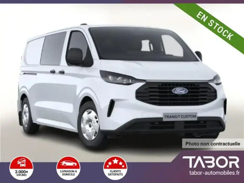 Blanc Nouvelle 2024 Ford Transit Custom Trend Monospace | 40 627 € (Prix juste) - Image 1/2