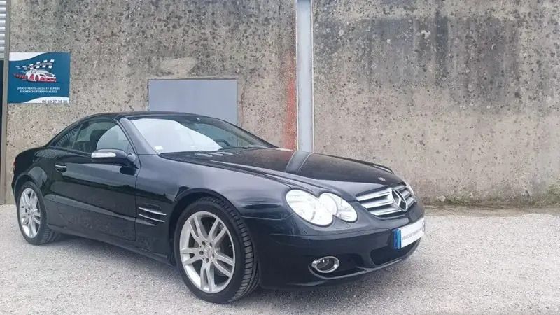 Noir Utilisé 2007 Mercedes SL500 Cabriolet | 37 800 € - Image 1/4