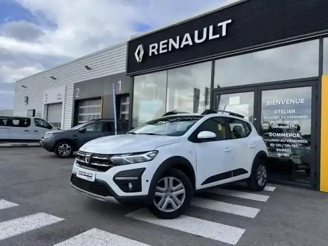 Blanc Utilisé 2021 Dacia Sandero Comfort Berline | 14 970 € (Prix juste) - Image 1/4