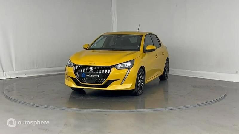 Jaune Utilisé 2021 Peugeot 208 Allure Citadine | 16 399 € (Prix juste) - Image 1/4