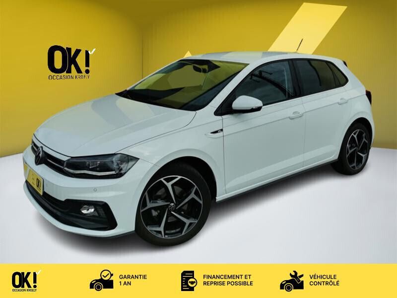 Blanc Utilisé 2021 VW Polo R-line Berline | 19 490 € (Prix juste) - Image 1/4