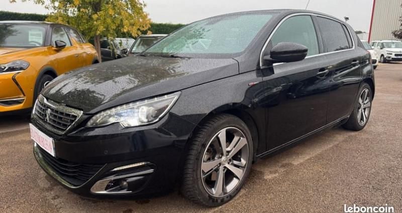 Noir Utilisé 2016 Peugeot 308 GT-line Berline | 8 990 € (Prix juste) - Image 1/4