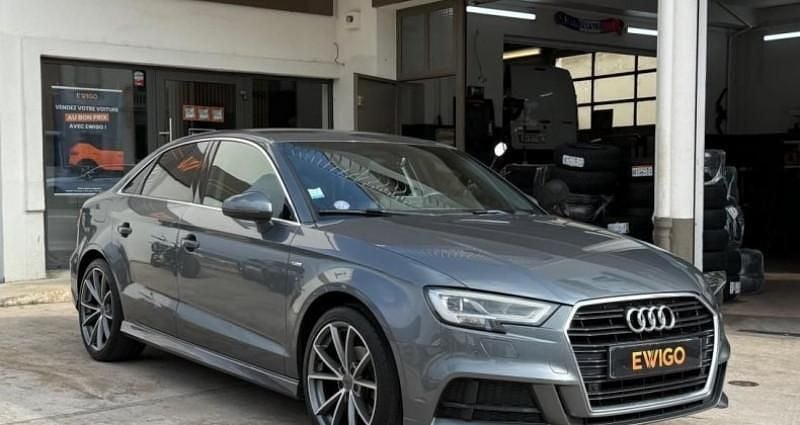 Gris Utilisé 2018 Audi A3 S-Line Berline | 19 290 € (Bon prix) - Image 1/4