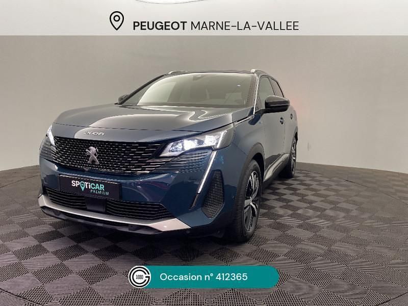 Bleu Utilisé 2022 Peugeot 3008 GT SUV | 26 980 € (Prix assez cher) - Image 1/4