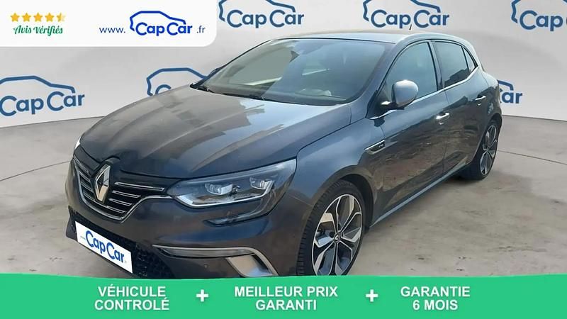 Gris Utilisé 2018 Renault Mégane GT Line GT-Line Berline | 10 990 € (Super prix) - Image 1/4