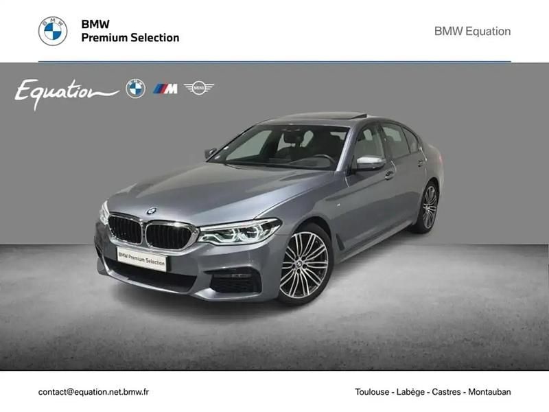 Bleu Utilisé 2019 BMW 520 M Sport Berline | 28 900 € (Prix juste) - Image 1/4