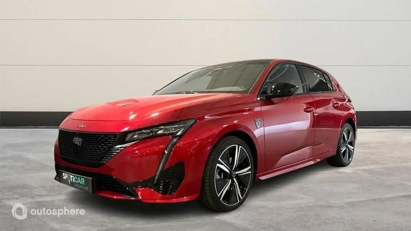 Nouvelle Peugeot 308 GT 133 ch (97 kW) 2025 Rouge Berline
