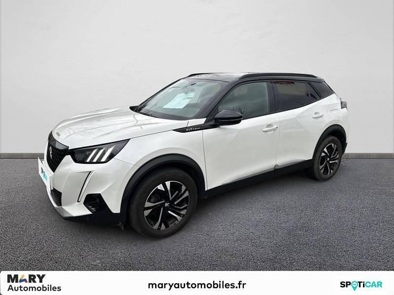 Blanc Utilisé 2021 Peugeot 2008 GT-line SUV | 14 990 € (Prix assez cher) - Image 1/4