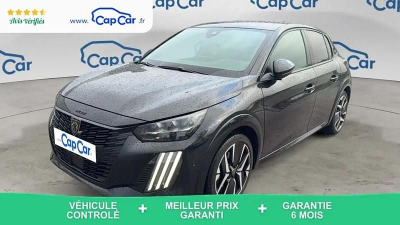 Noir Occasion 2024 Peugeot e-208 GT Citadine | 24 690 € (Prix juste) - Image 1/4