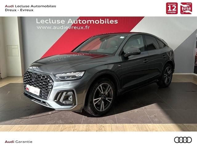 Gris daytona nacré Utilisé 2022 Audi Q5 Sportback S-Line SUV | 39 880 € (Bon prix) - Image 1/4
