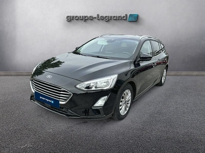 Noir Utilisé 2019 Ford Focus Titanium Break | 14 490 € (Prix juste) - Image 1/4