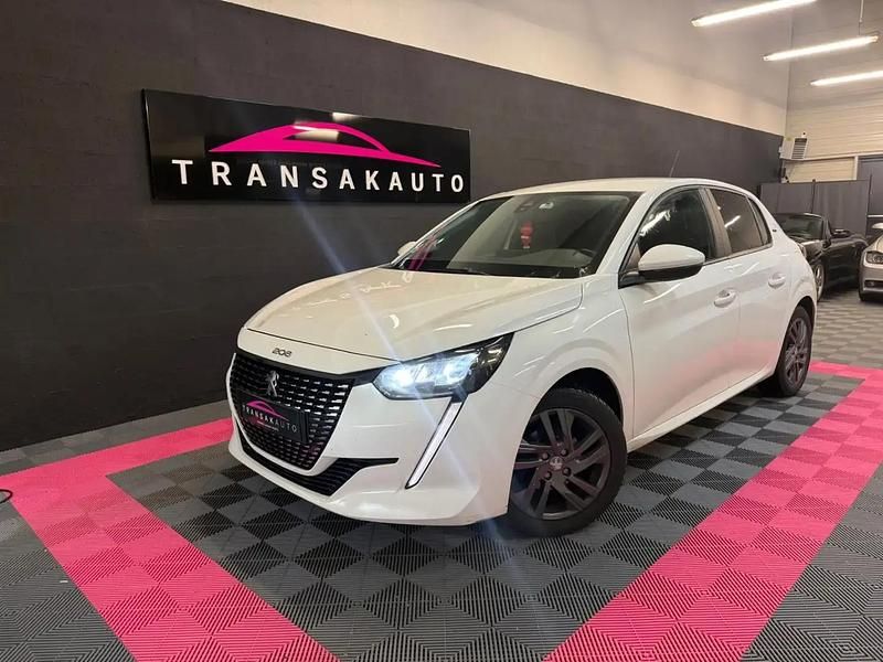 Blanc Occasion 2021 Peugeot 208 Style Citadine | 8 490 € (Super prix) - Image 1/4
