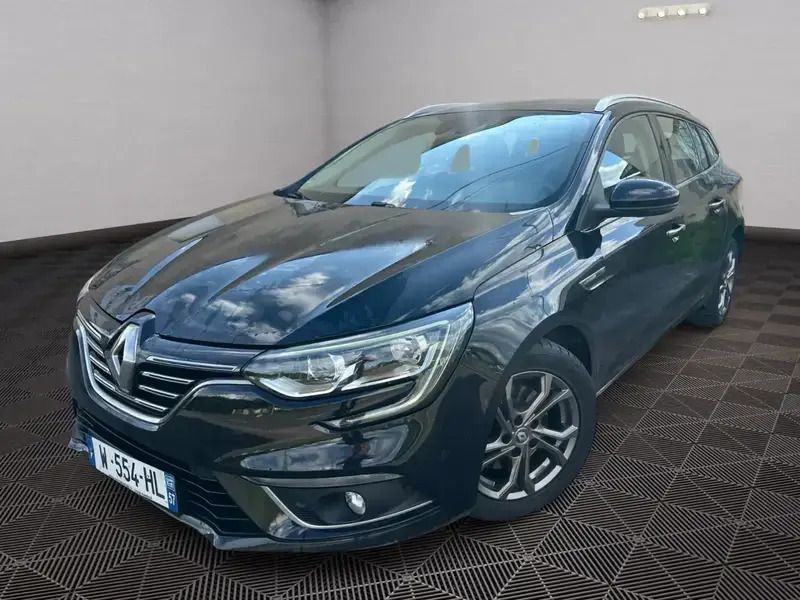Noir Utilisé 2017 Renault Mégane GrandTour Intens Break | 12 999 € (Super prix) - Image 1/4