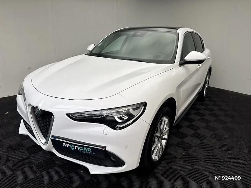 Blanc Occasion 2020 Alfa Romeo Stelvio Ti SUV | 33 990 € (Prix cher) - Image 1/4