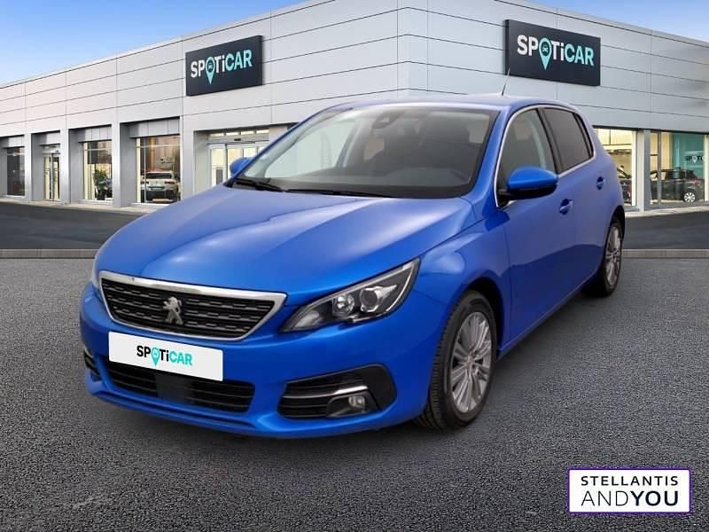 Bleu Utilisé 2020 Peugeot 308 Allure Berline | 12 289 € (Bon prix) - Image 1/4