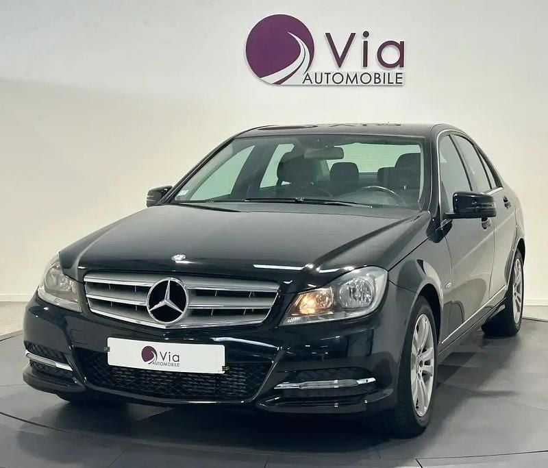 Noir Utilisé 2012 Mercedes C200 Avantgarde Berline | 11 990 € (Prix juste) - Image 1/4