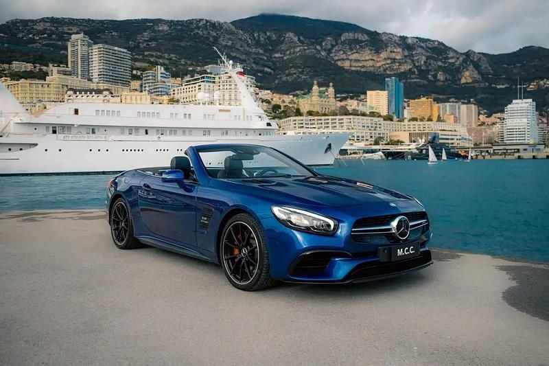 Occasion Mercedes SL63 AMG AMG 585 ch (430 kW) 2015 Bleu Cabriolet