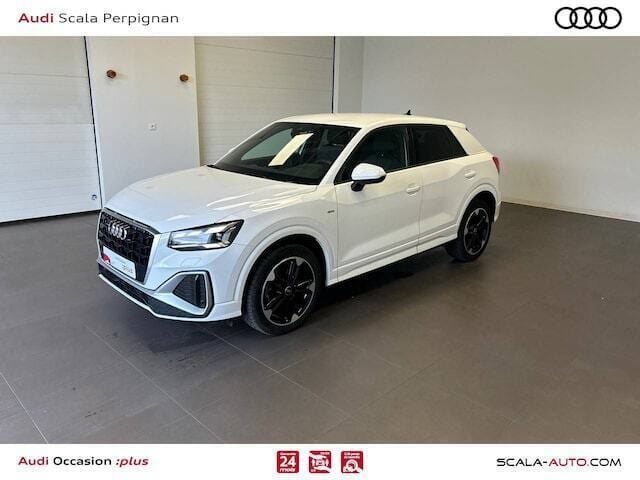 Blanc ibis Utilisé 2022 Audi Q2 S-line plus SUV | 26 990 € (Bon prix) - Image 1/4