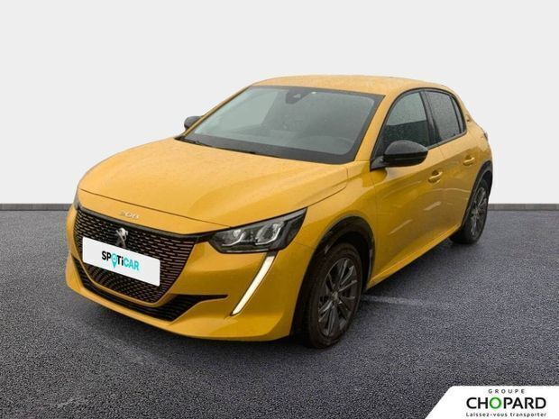 Jaune Utilisé 2022 Peugeot e-208 Style Citadine | 14 989 € (Prix juste) - Image 1/4