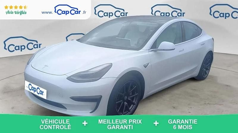 Blanc Utilisé 2020 Tesla Model 3 Standard Range Plus Berline | 18 590 € (Bon prix) - Image 1/4
